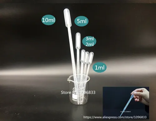 100 шт. пластиковые пипетки для паспорта 0 5 мл|pipette 5ml|pipette disposablepipette pasteur |
