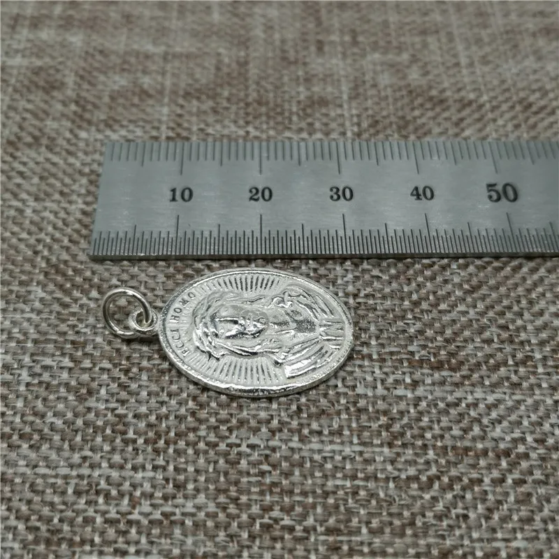 925 пробы Серебряный Ecce Homo очаровательный Иисус Христос для ожерелья браслета |