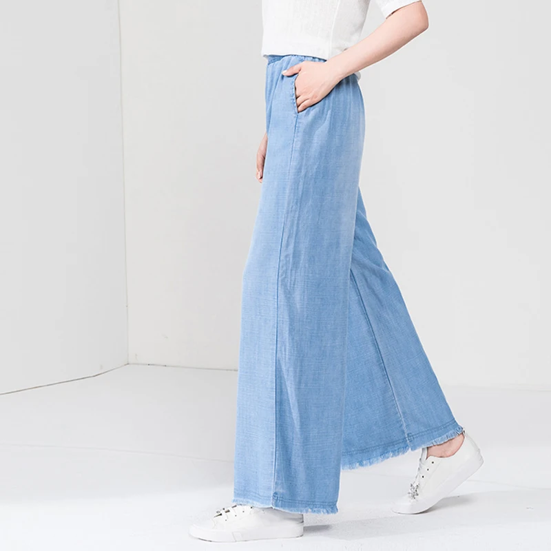 Джинсы женские Мешковатые с завышенной талией мягкие укороченные джинсы из