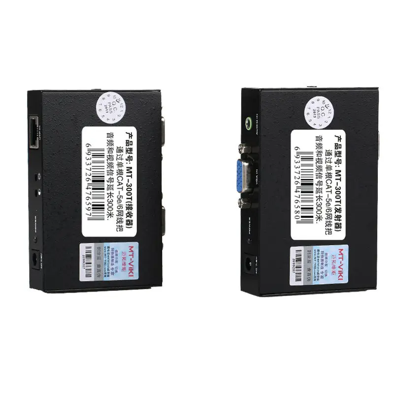 Eletryc 300 м HD VGA Видео Аудио Ретранслятор Extender над UTP RJ45 CAT 5e/6 Кабель LAN MT-Viki |