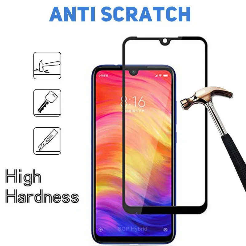 Защитное стекло для xiaomi redmi note 7 защита экрана закаленное 6 pro 5 Pro 4X чехол пленка |