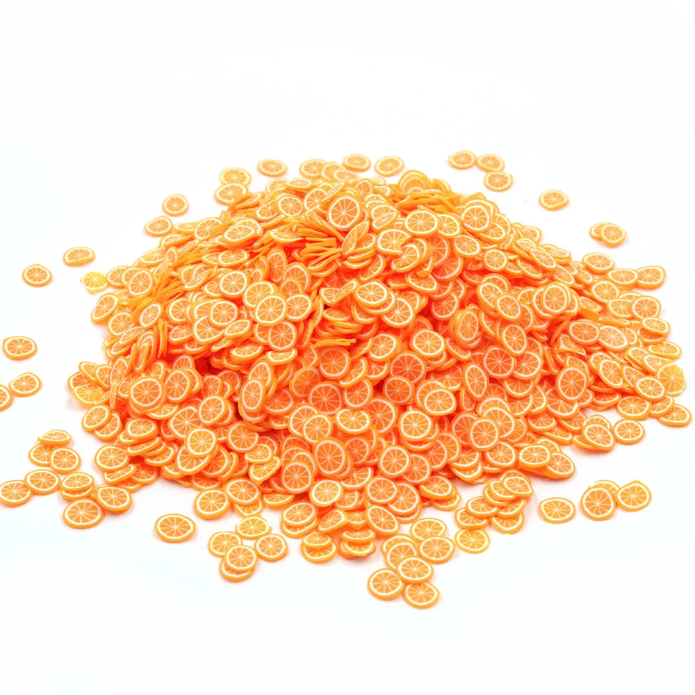 Slices B 1000 шт./пакет Фрукты Fimo игровое тесто ломтики дополнение, Чарующее ювелирное пушистый Slime Сделай Сам полимера прозрачный глины декоративная обсыпка игрушки Шпатлёвки нейл-арта - Цвет: Slices B