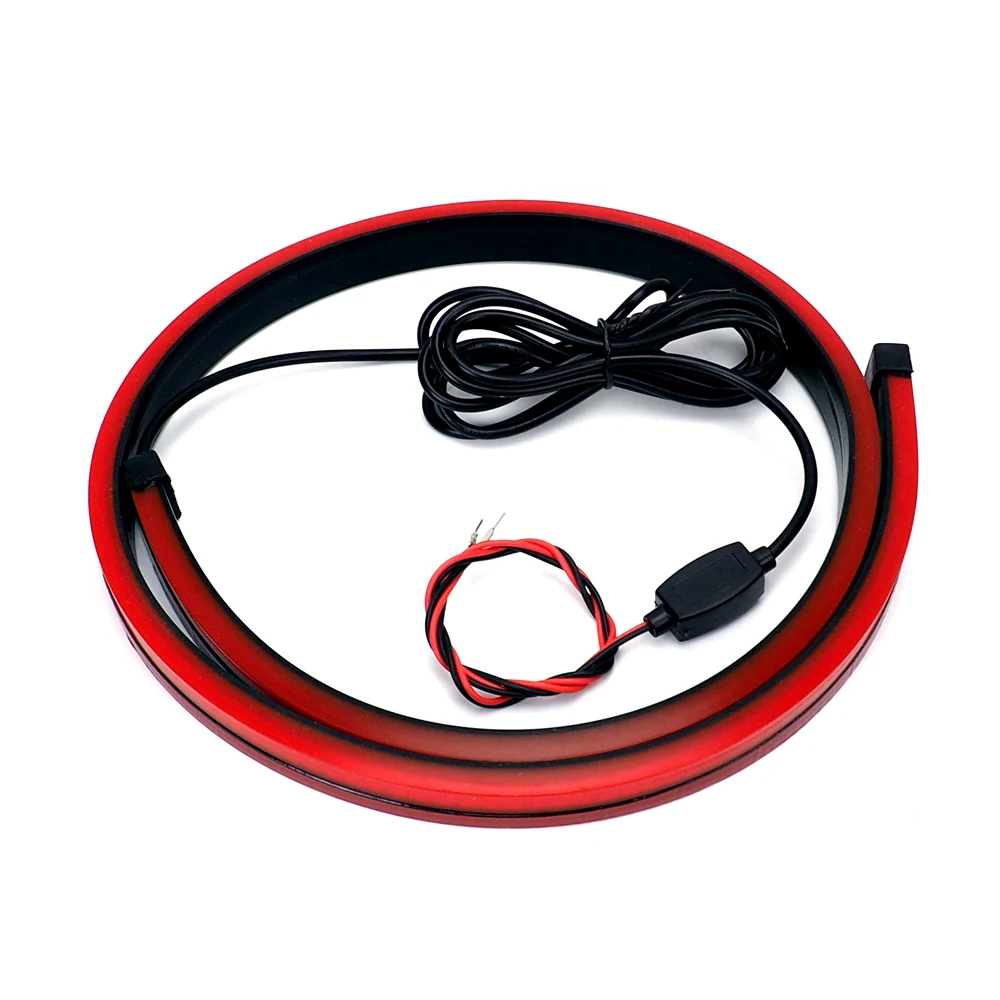 Красный супер яркий автомобиль светодиодные полосы водонепроницаемый задний