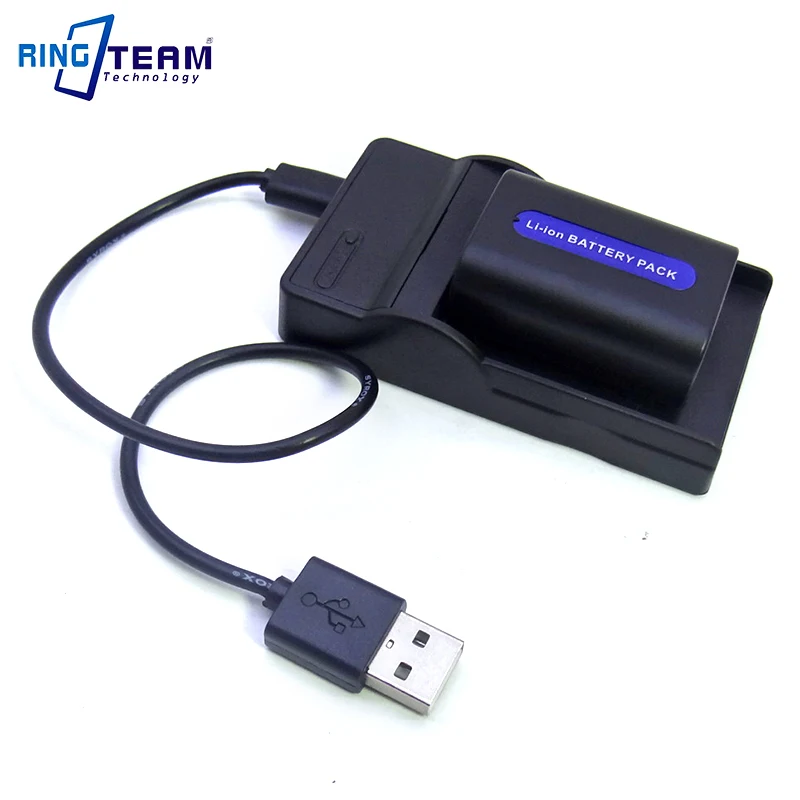NP-FH50 NP-FH40 Батарея и USB Зарядное устройство для sony камеры DCR HC16 HC17 HC18 HC19 HC20 HC21 HC22 HC23 HC24 HC26 HC27 HC28 HC30 HC32