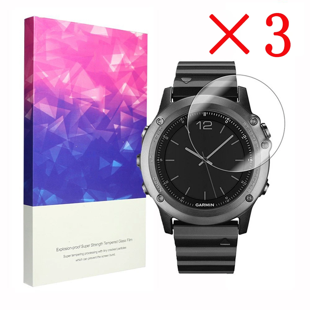 Мягкая ультратонкая Защитная пленка для экрана часов Garmin Fenix 3 HR HD с защитой от