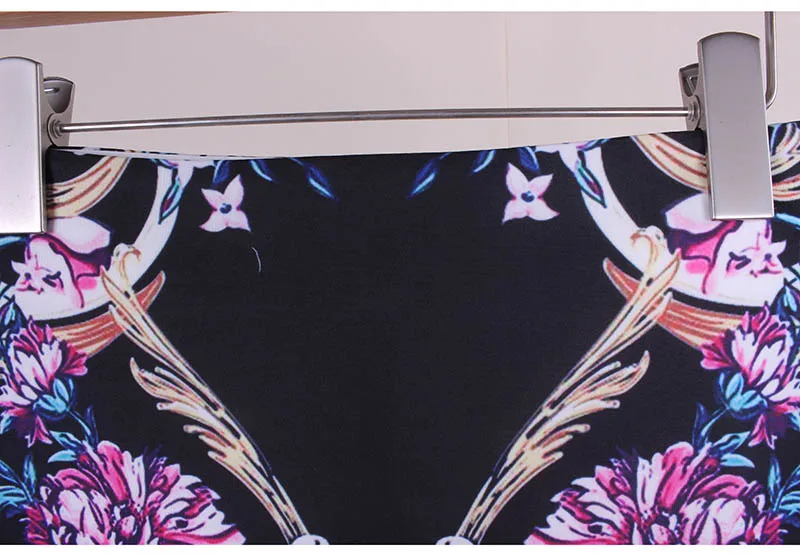 Лидер продаж фиолетовая Женская юбка-карандаш с цветочным принтом модная