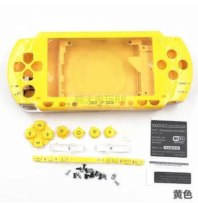 Бесплатная доставка для PSP 1000 полный корпус Чехол Сменные Наборы кнопок |