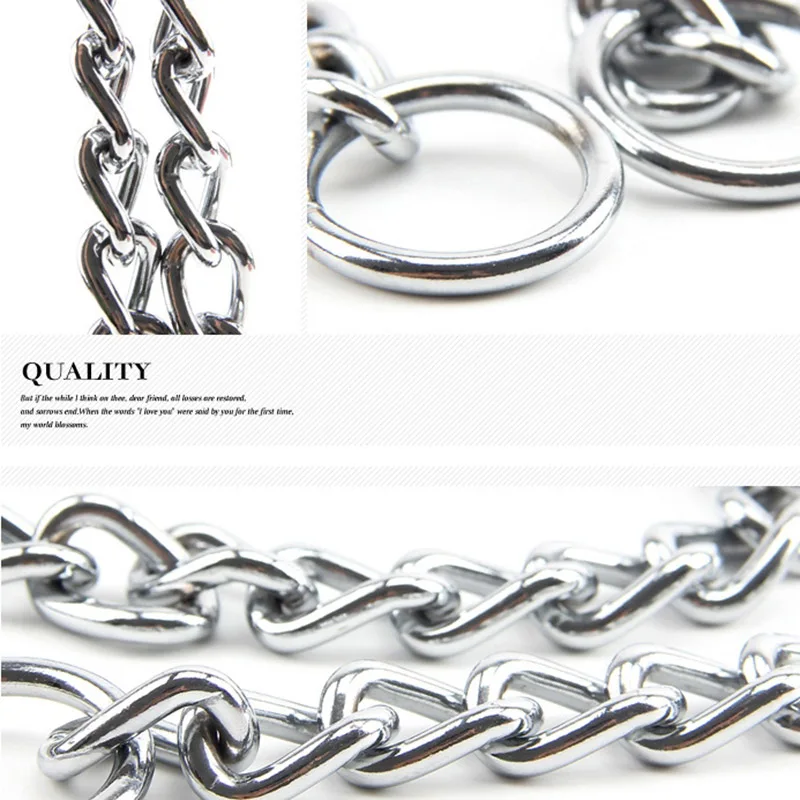 Ошейники из углеродистой стали для маленьких средних и больших собак поводок