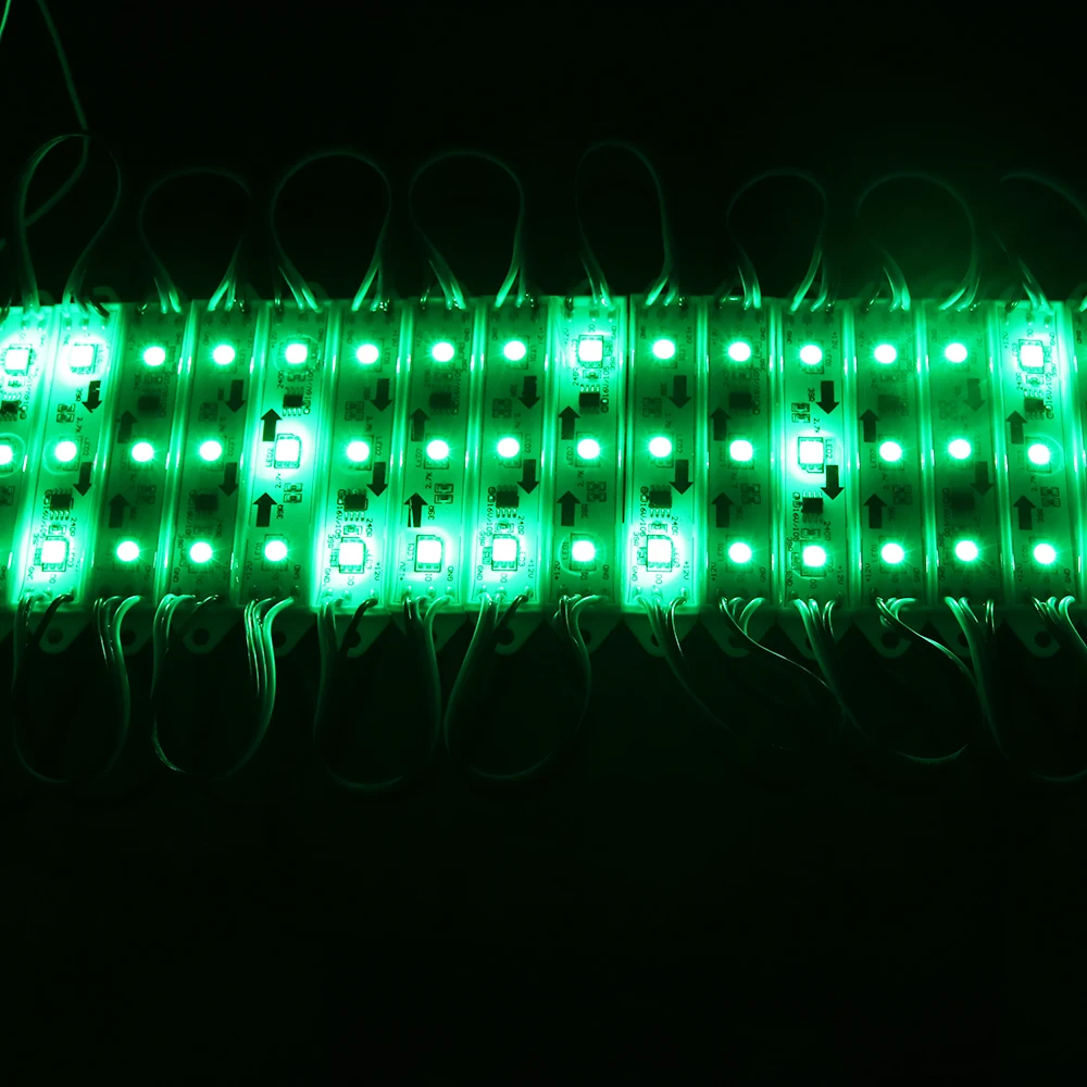 WS2811 DMX 3 светодиода 12 в пост. Тока светодиодный садовый светильник SMD5050 RGB водонепроницаемый цифровой модуль