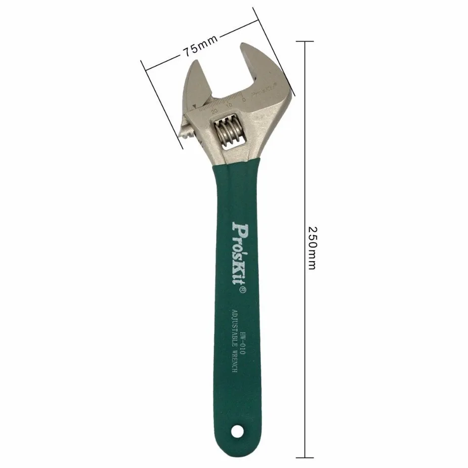 

Hot Pro'sKit HW-010 10" ADJUSTABLE WRENCHES