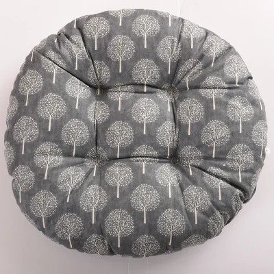 

New Bohemia Thick Round Home Sofa Car Chair Seat Cushion Pillow Animal Plaid Floor Tatami Cushion Pad Christmas Gift