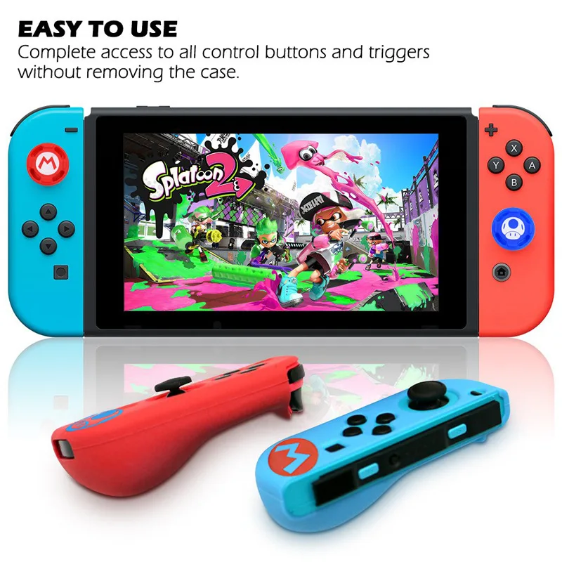 Чехол для nintendo Switch Joycon Cover Solft силиконовый чехол с колпачками для джойстика для nintendo Switch