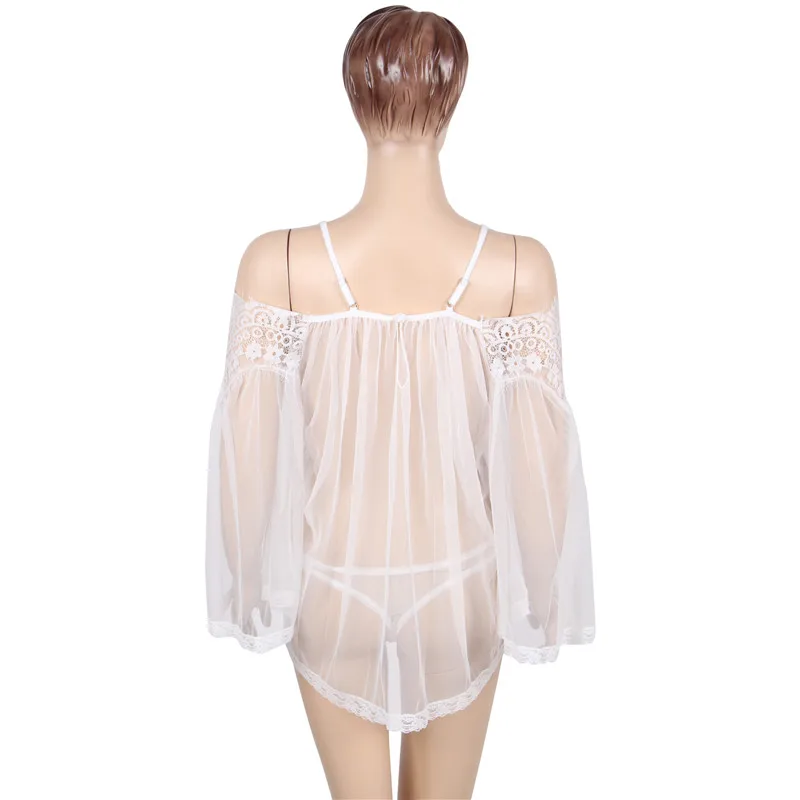 RJ80393 Comeondear черная белая кружевная одежда для сна ночные рубашки женские летние мини Nachthemd Сексуальная Искушение сексуальная женская ночная рубашка