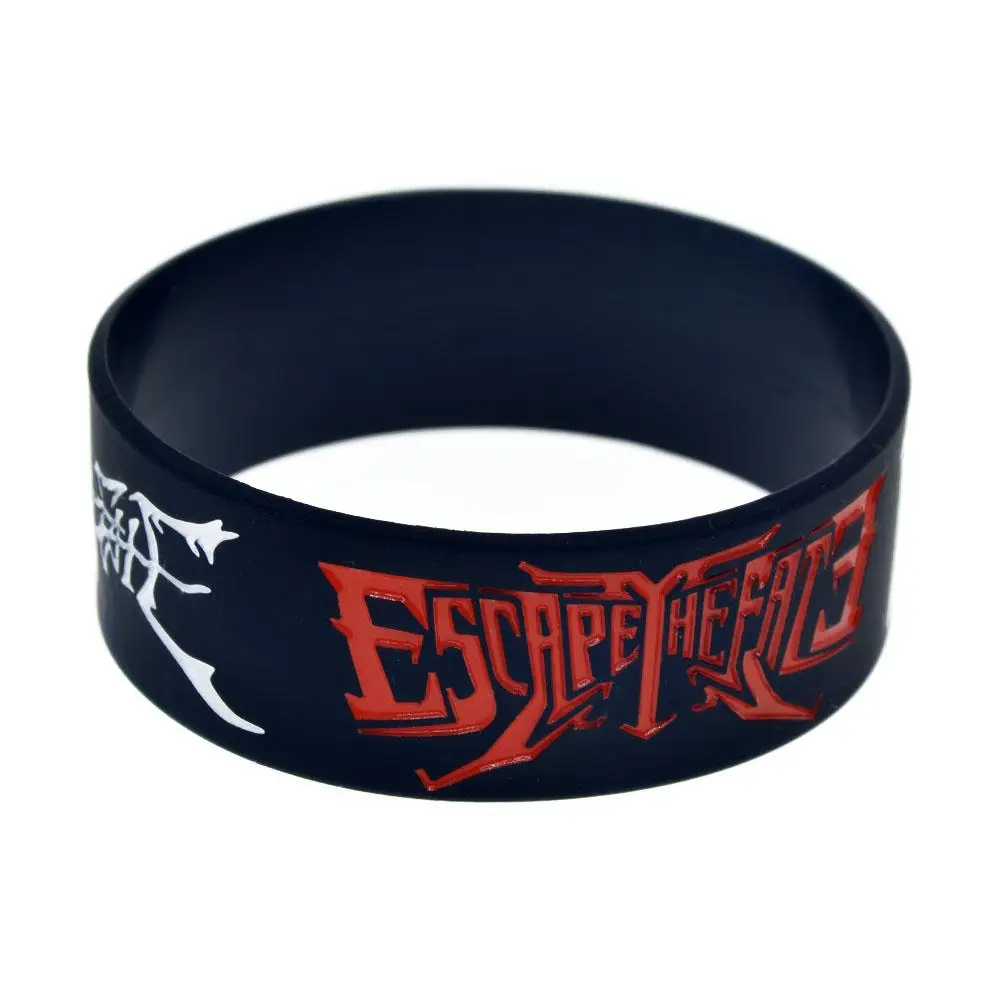 1 шт. избежать судьбы Wristband Силикона Один Дюйм Широкий музыка Gfit|Браслеты с