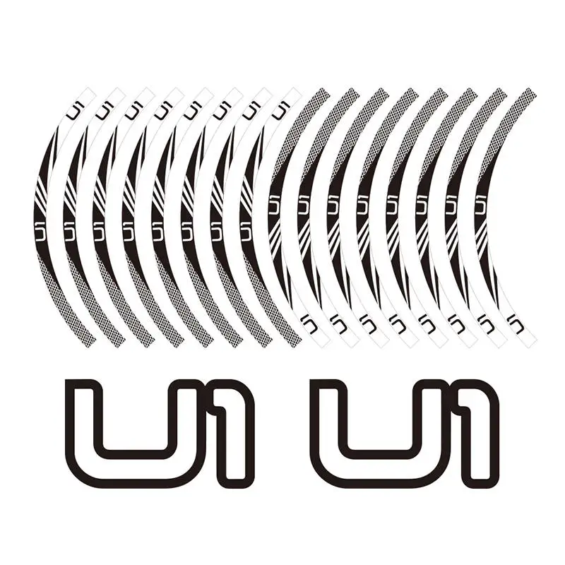 Темно-серый KODASKIN Motorcycle 2D Emblem Round Sticker Decal Big Wheel Rim for NIU U1 - Цвет: Темно-серый
