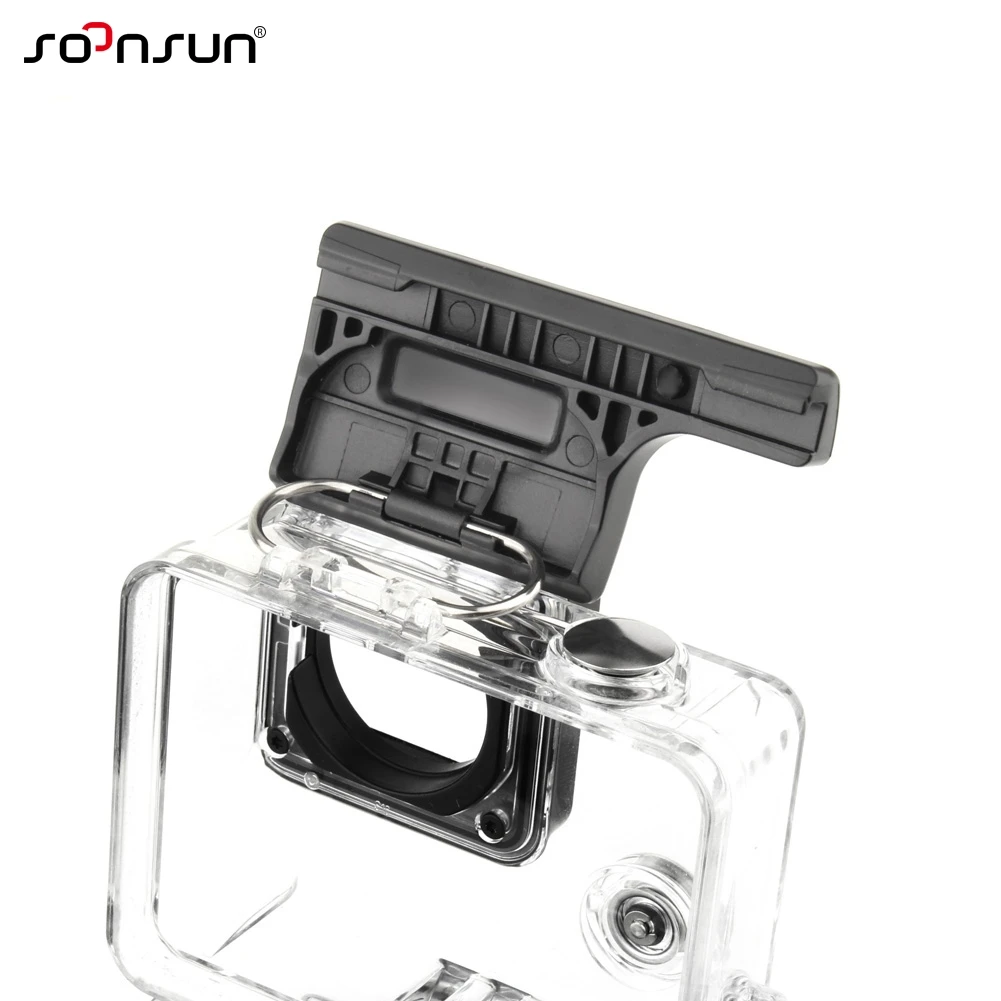 SOONSUN 2 шт./лот пластиковый замок для задней двери зажим защелка GoPro Hero 3/3 +/4
