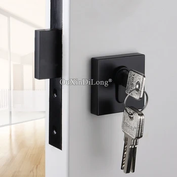 High Quality European Mortise Door Lock Set Invisible Hidden Interior No Handle Door Lock for Living Room Bedroom Bathroom