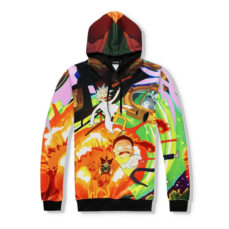 07 hoodie Env, мужские толстовки с 3D рисунком Рика и Морти, мужские комплекты, толстовка, пуловер для бега, спортивные костюмы с капюшоном, забавная мужская толстовка с капюшоном - Цвет: 07 hoodie