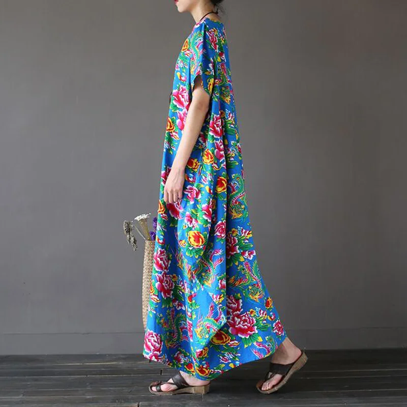 Женское летнее платье новинка 2017 модное хлопковое женское свободное с коротким