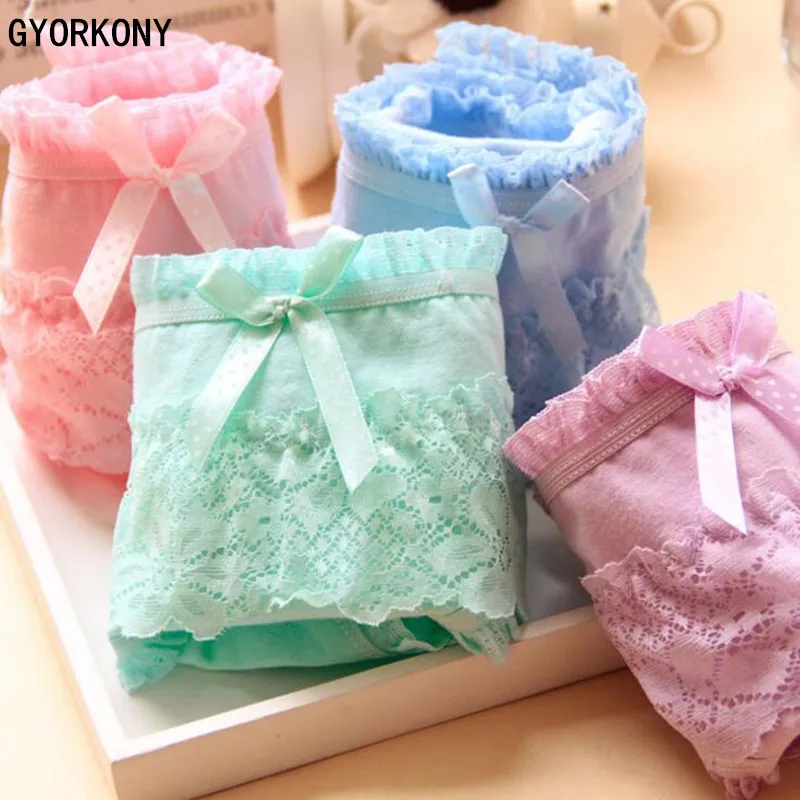 Трусики женские х/б 12 шт./лот|girls underwear panties|girls underwearpanties high |