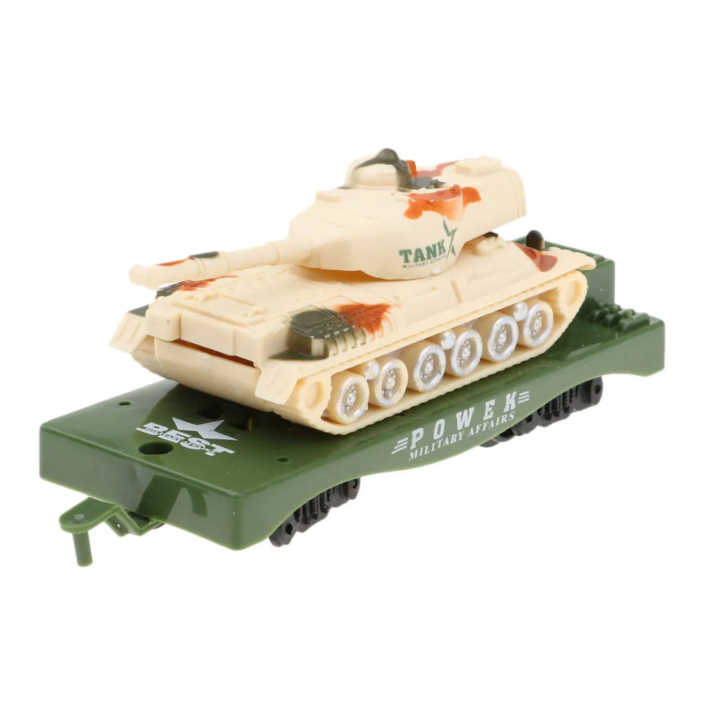 Tank HO Масштаб колесо поезд перевозки грузов грузовой вагон модель железнодорожной пейзаж диорама макет - Цвет: Tank