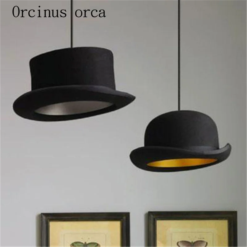 

Creative modern chandelier British hat chandelier Restaurant Bar aisle clothing store fashion