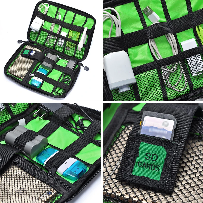 Цифровые аксессуары сумка для хранения водонепроницаемый ударопрочный USB шнур