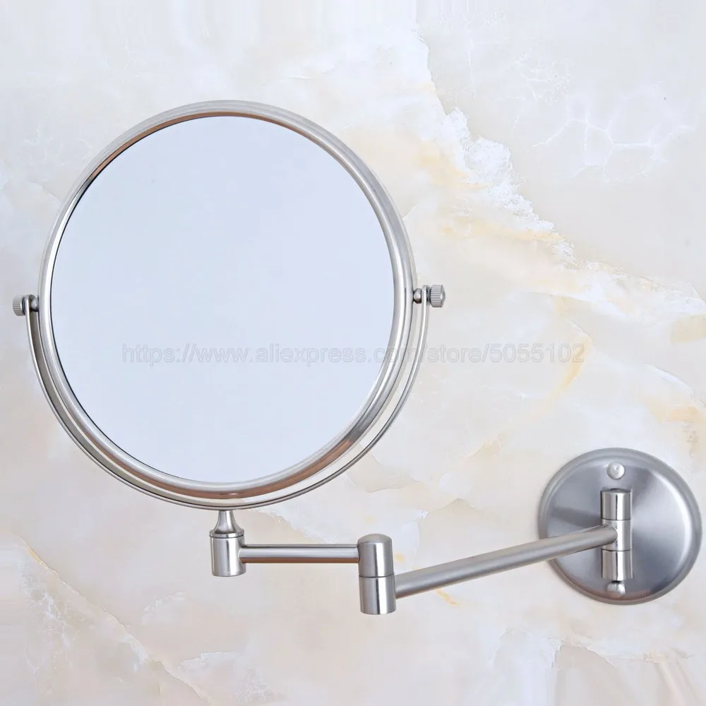 Wall Mounted Dual Arm Extend Bath Mirror Zba636