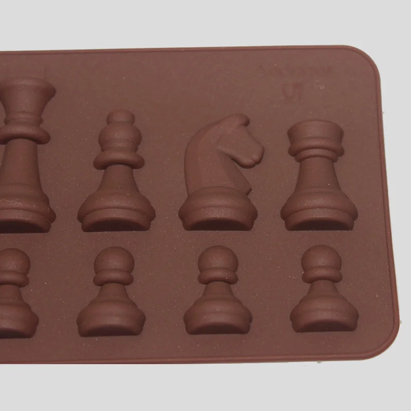 Силиконовая форма в форме шахмат шоколадная для помадки Желейная выпечки сделай