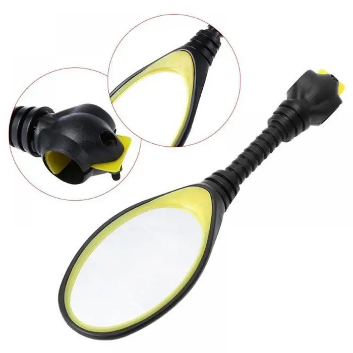 Прочный велосипедный зеркало заднего вида большинство 2 см/0 8 дюймов Черное