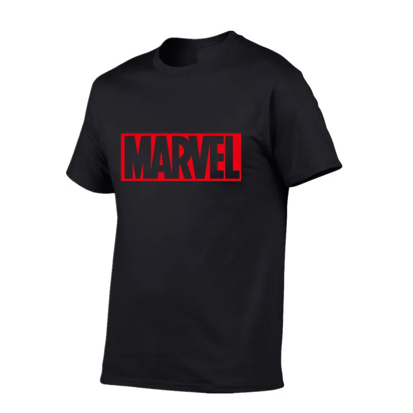 Мужская футболка Marvel хлопковая Повседневная большого размера XXL Бесплатная