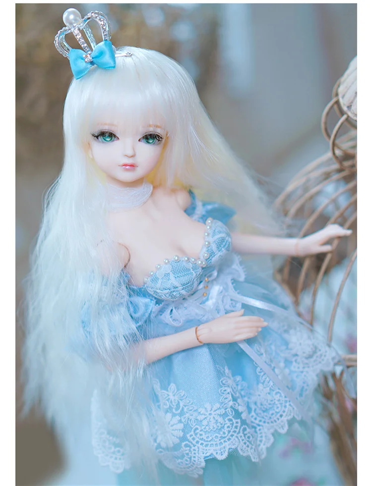 Fortune Days 1/4 MMGIRL BJD кукла для тела с макияжем reborn Girl eye новая мечта голубая принцесса куклы Изысканная Подарочная коробка игрушка