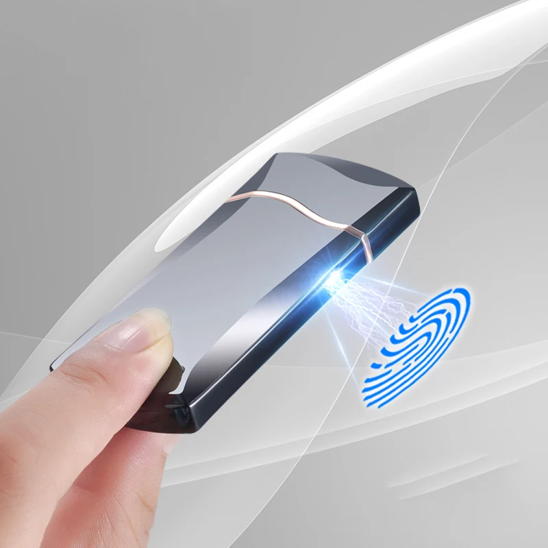 Вольфрамовая турбо USB Зажигалка цинковый сплав ветрозащитная зажигалка