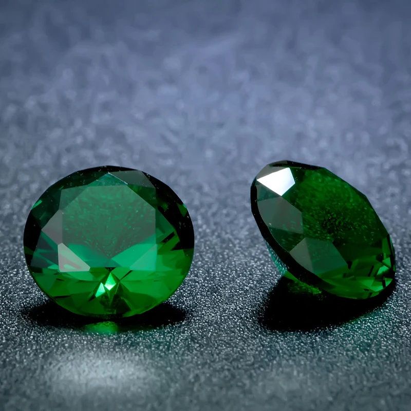 Циркониевый камень круглой формы AAA для ювелирных изделий сделай сам модный