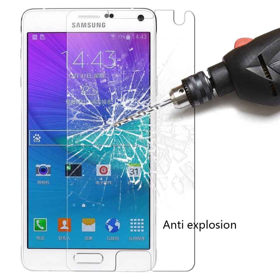 2 шт СПС Стекло Samsung Galaxy Note 4 протектор экрана закаленное стекло для стеклянная