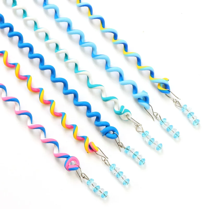 6 шт./партия, Детская DIY спираль HairBraid дети составляют волос распространения кольцо инструмент для завивки для маленькой принцессы Головные уборы аксессуары украшения для волос