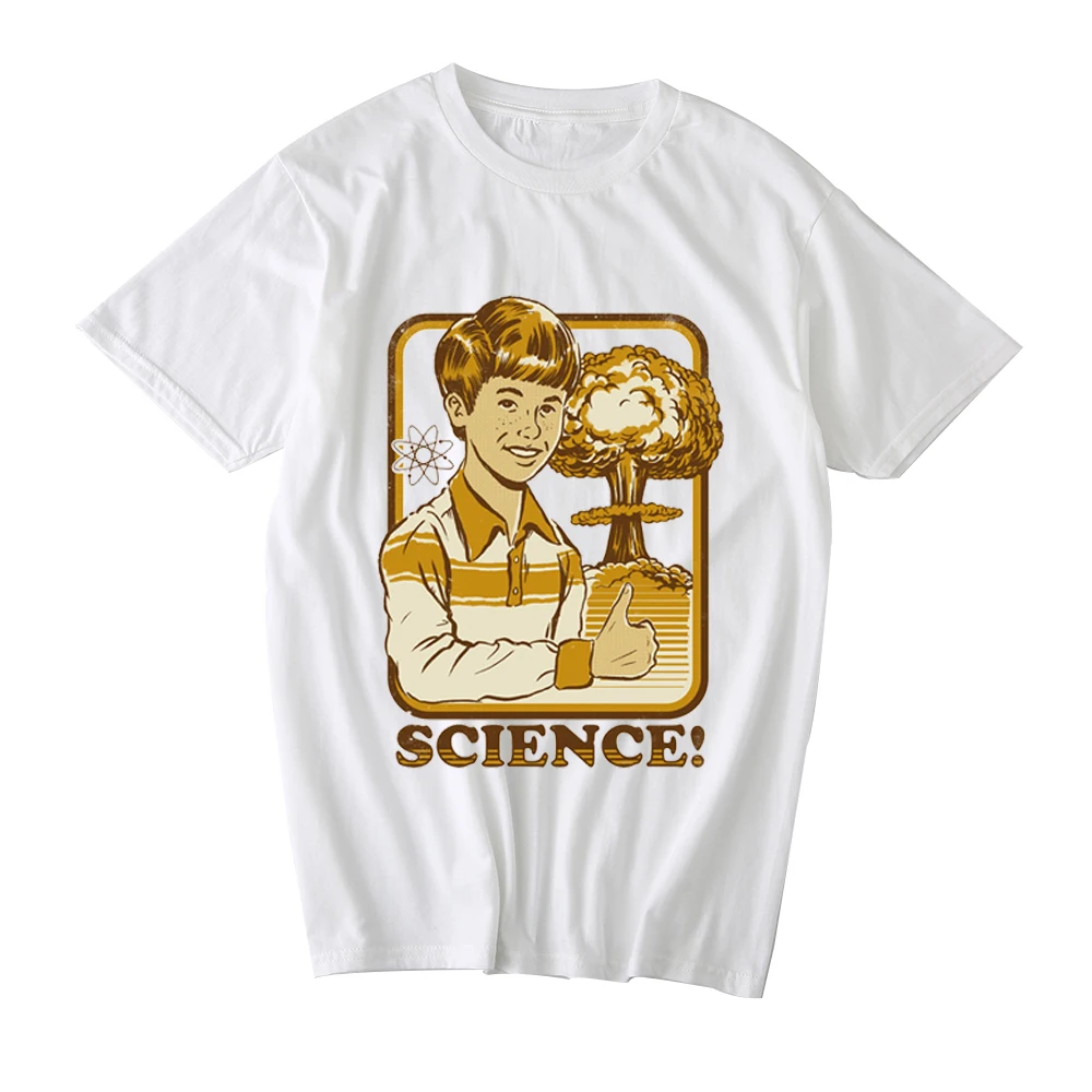 Hillbilly J-101 New summer short-sleeved white science printing Teefemale cotton temperament thin student casual T-shirt top | Женская