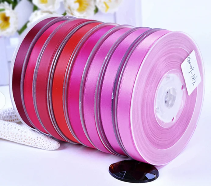 

YOFAY 1-1/4" 32mm 100% Polyester Double Face Satin Solid Ribbon Wedding Decoration Party Gift Packing Hairpin 196 Color 100yards