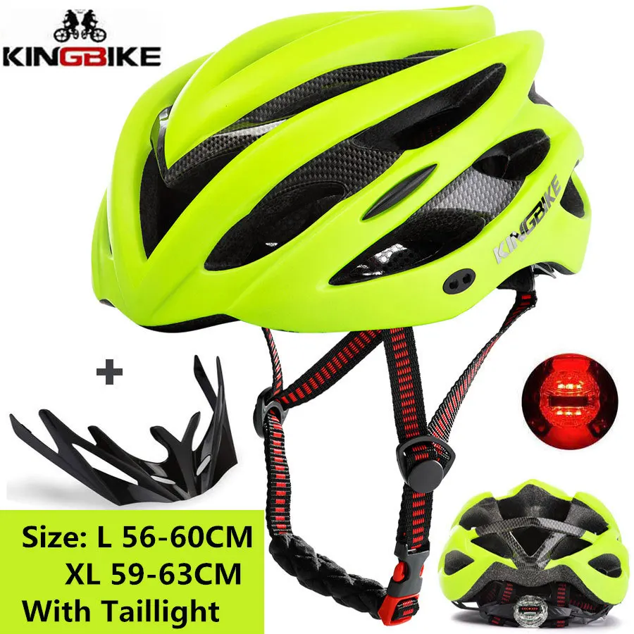 KINGBIKE, мужской, Женский велосипедный шлем, матовый, Розовый, ультралегкий шлем, с внутренней формовкой, MTB, для горной дороги, велосипедный шлем, безопасность - Color: B629-green