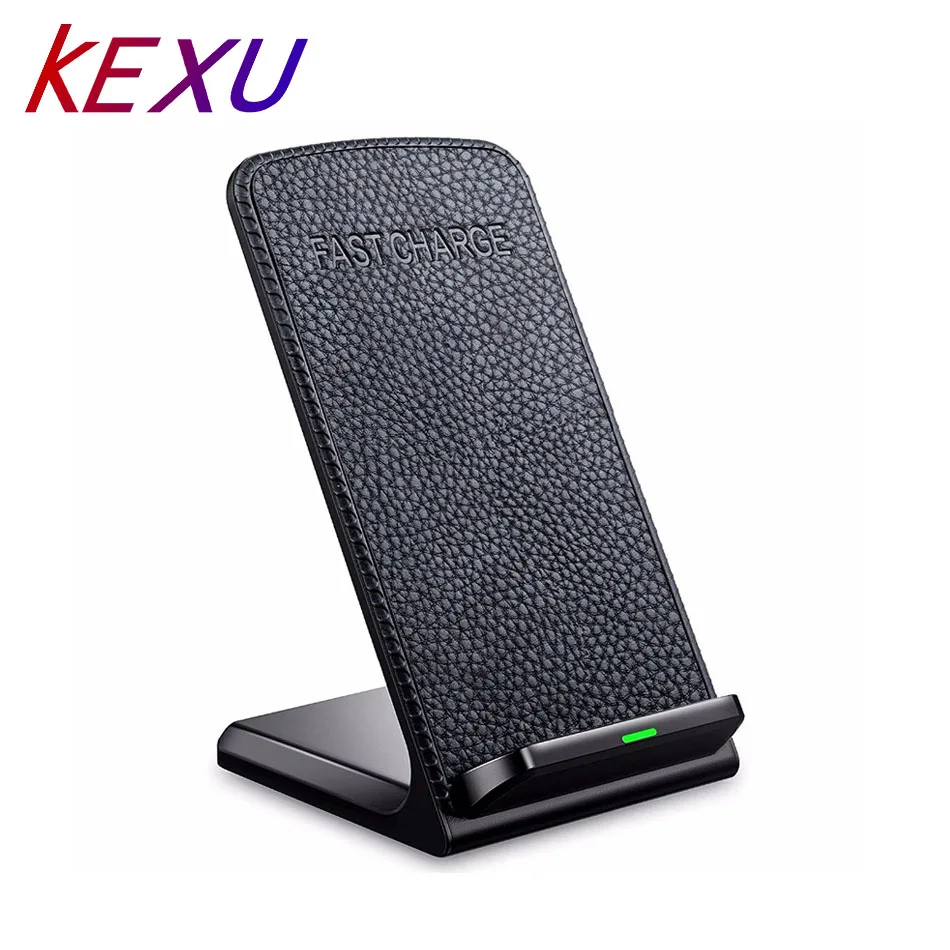 Универсальное Быстрое беспроводное зарядное устройство KEXU Qi 10 Вт для iPhone X 8 Plus USB Samsung Galaxy S7 S8 S9 Note 8|Зарядные