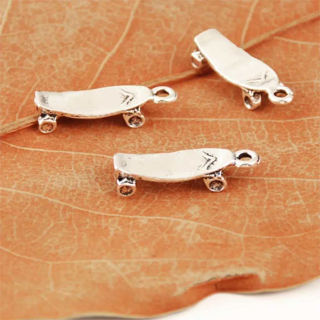 30 шт. спортивные шармы для скутера серебристого цвета оригинальные подвески