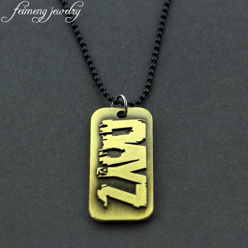 PS4 игра DayZ Nacklace это ваша история зомби логотип собака бирка подвески ожерелья для