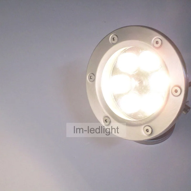 IP68 led освещение фонтаны 12В 5 Вт 6 Водонепроницаемый светодиодный подводный свет