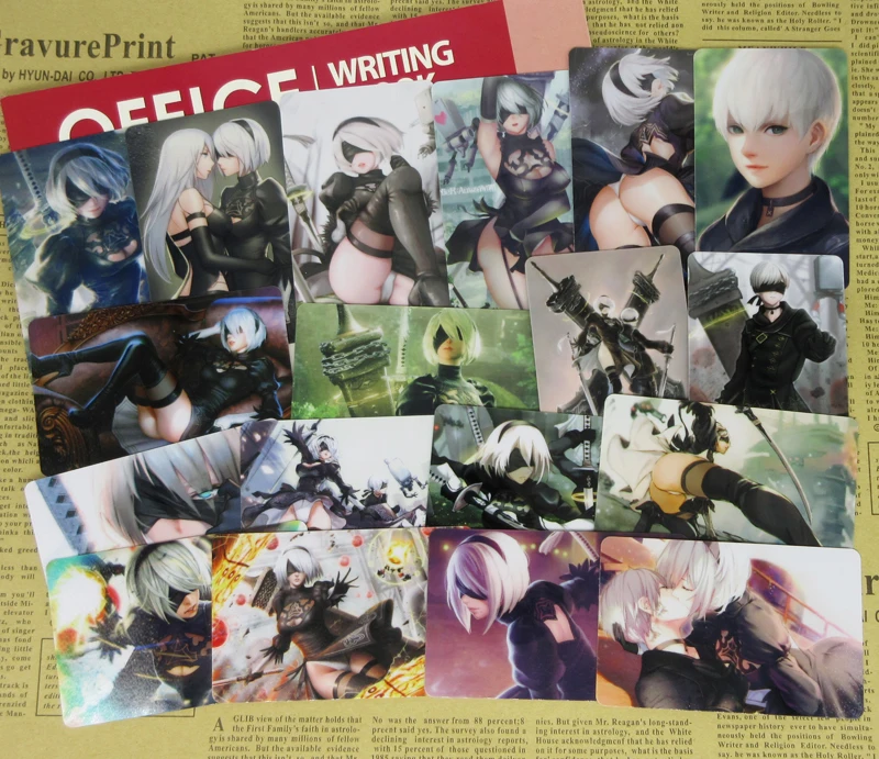 35 шт. NieR Automata Card sticker s видео игра сексуальная героиня персонажи Йорга № 2 Тип B 9S A2 2B Коллекционная Глянцевая наклейка
