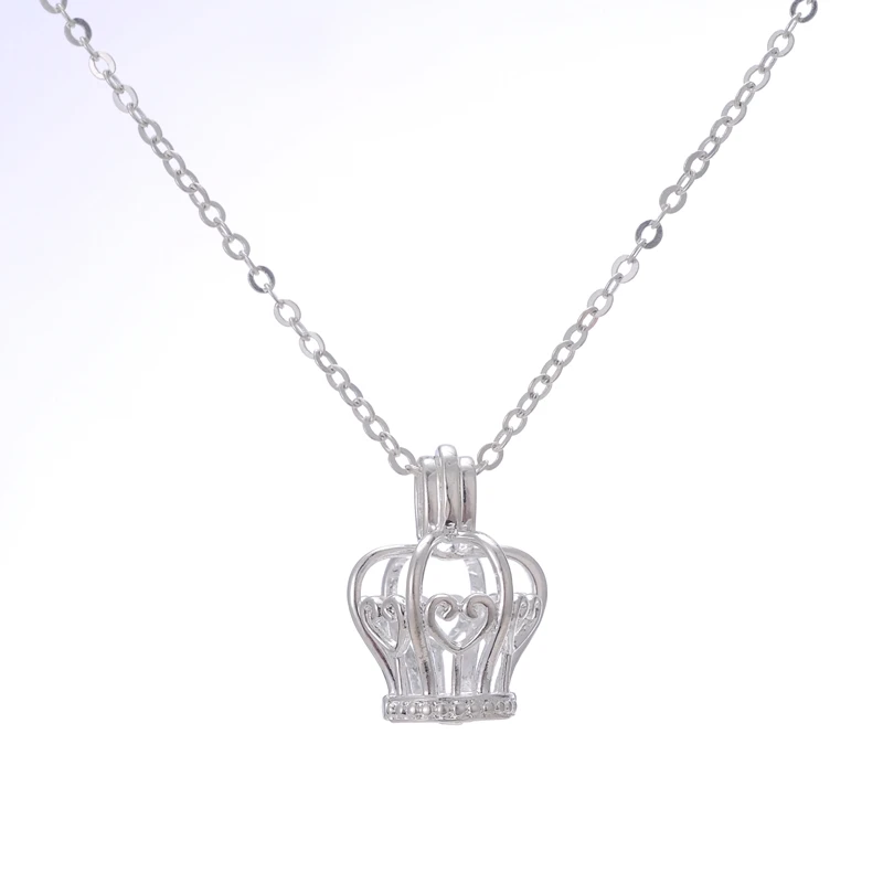 1 unid Free Shipping Box Oil Diffuser Aromatherapy Crown Jewelry Magic Sound Ball Pendant Bracelet Necklace | Украшения и