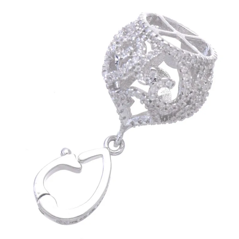 Аксессуары для ювелирных изделий подвески в виде короны из блестящего циркония