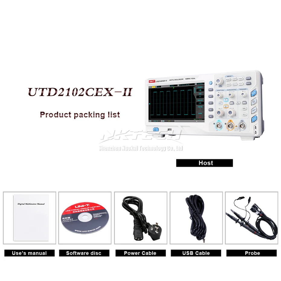 Фотографический осциллограф 100x800 8 дюймов TFT 1GS/s 25kpts|Осциллографы| |