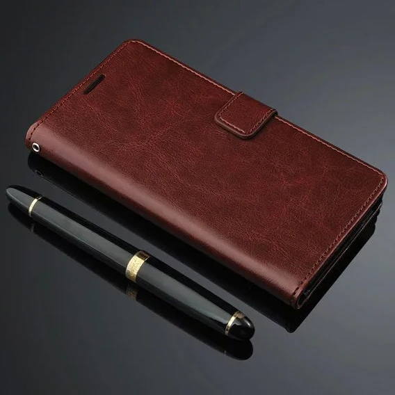 Модный Роскошный чехол-книжка из искусственной кожи с подставкой для ZTE V5 3 Mighty