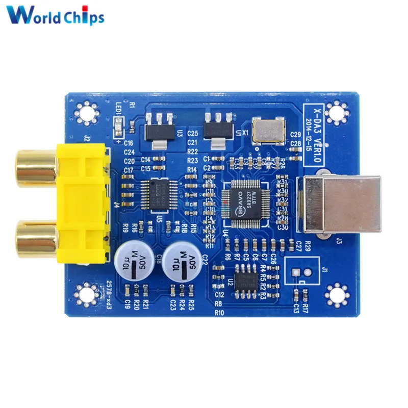 SA9227 + PCM5102A 32 бит/384 кГц USB DAC/HIFI асинхронный декодер 5 В поставка высокое качество|dac