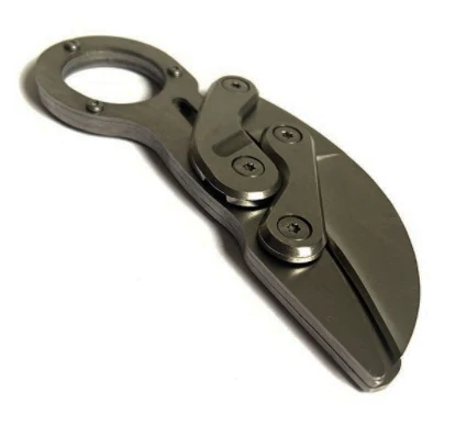 BLACK Механический коготь нож в виде лапы Morphing karambit Открытый EDC инструмент для выживания для кемпинга высокая твердость многофункциональная полная сталь cl - Цвет: BLACK
